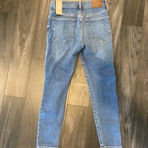 NWT! Madewell 9" Mid-Rise Skinny Crop Jeans